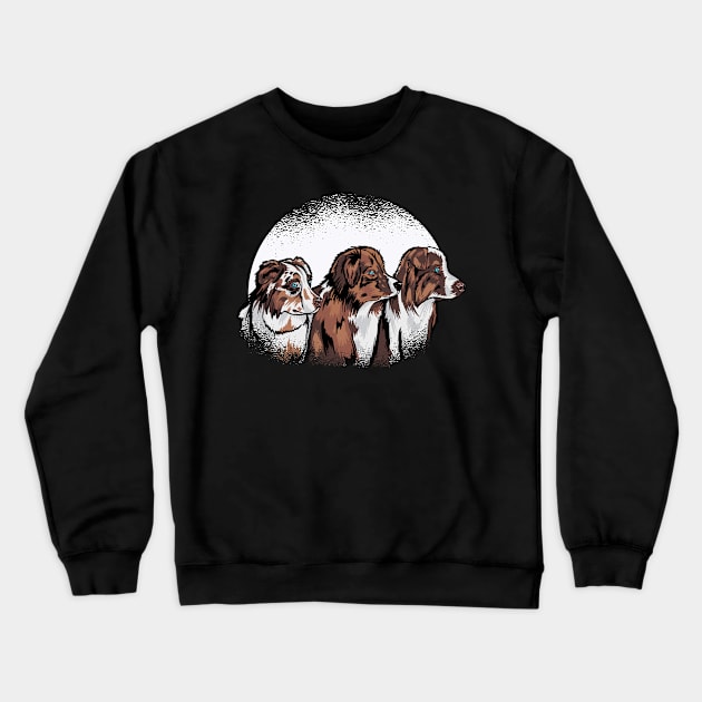 Australian Shepherd Dog Crewneck Sweatshirt by MimicGaming